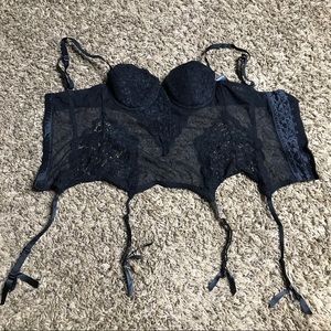 Lace bustier top